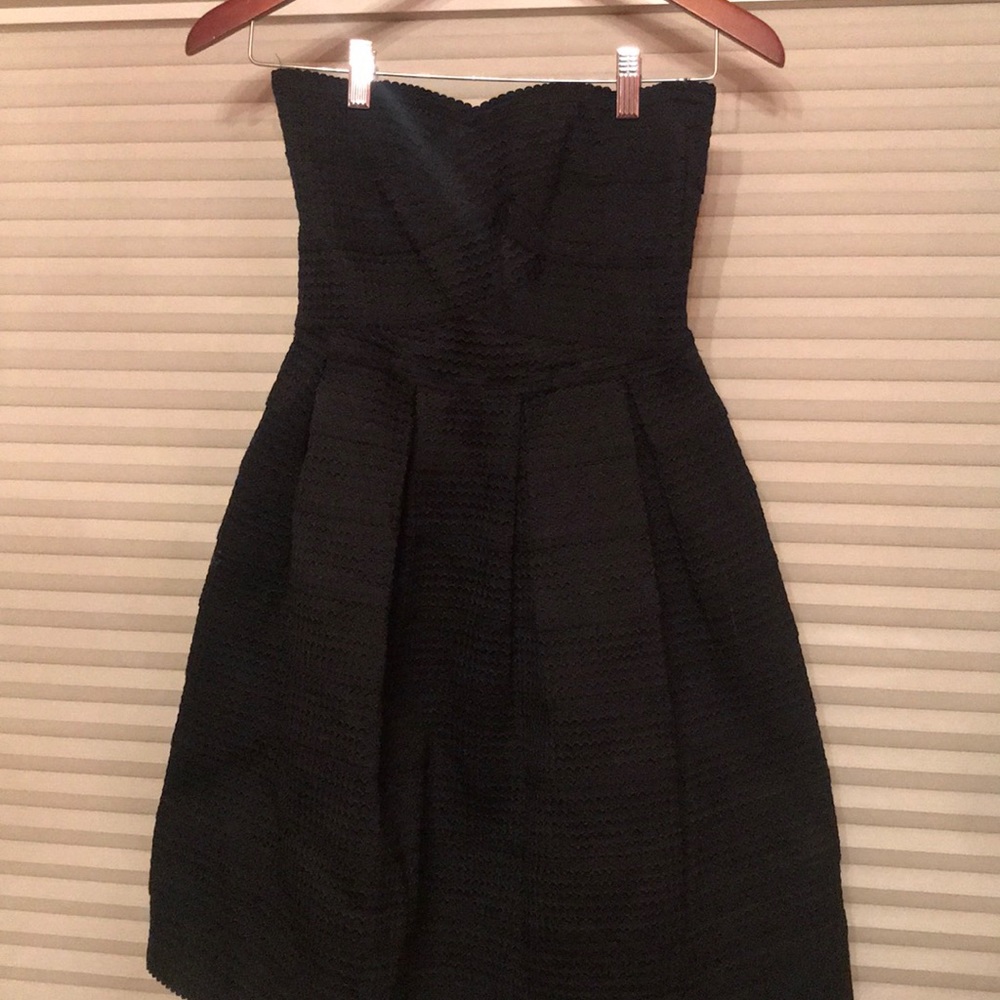 Black banded dress